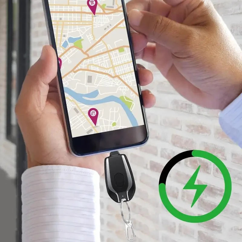 Mini Portable Power Bank Keychain